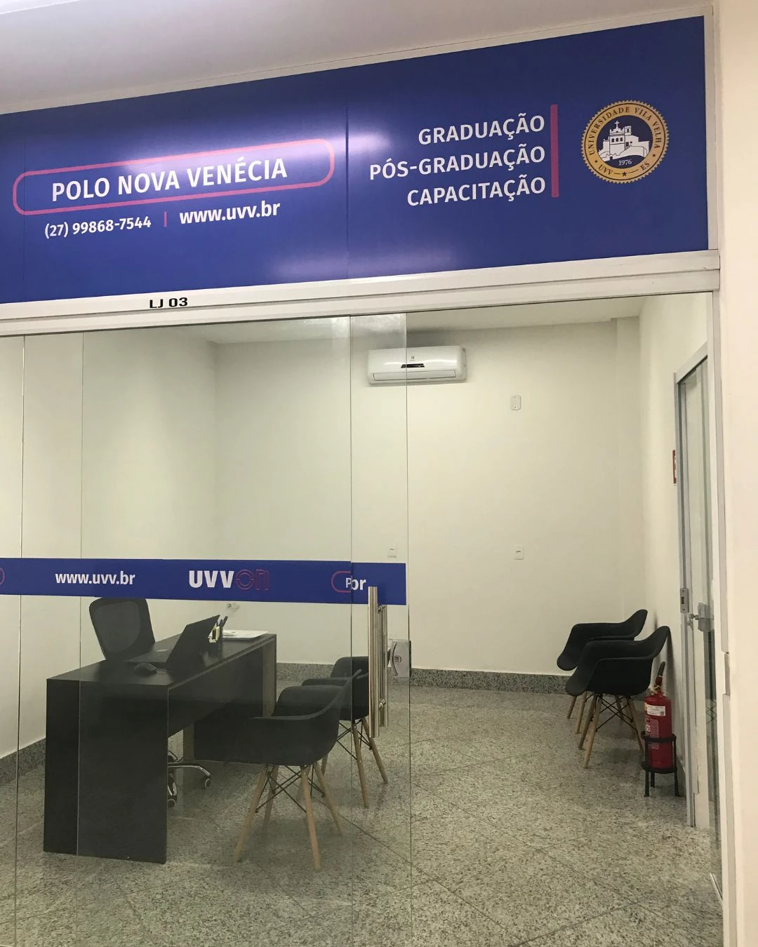 Fachada do Polo UVV Nova Venécia